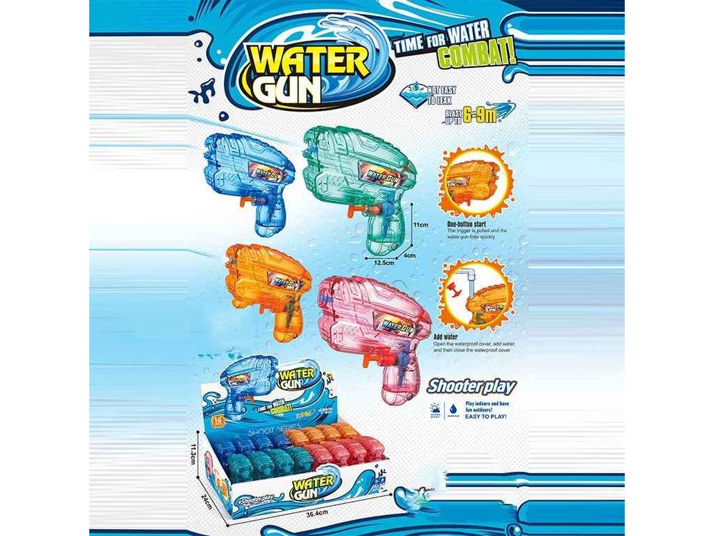 Водний пістолет 12,5*11см мікс AquaStrike X ТМ КИТАЙ Водний пістолет 12,5*11см мікс AquaStrike X ТМ КИТАЙ