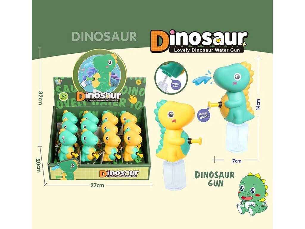 Водний пістолет мікс Hydro Dinosaur ТМ КИТАЙ Водний пістолет мікс Hydro Dinosaur ТМ КИТАЙ