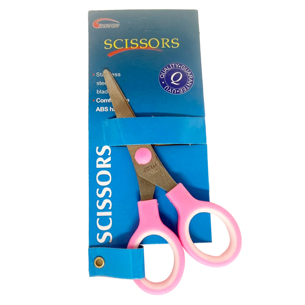 Канцелярські ножиці №5 Scissors "C" 89466(Pink) 13 см Канцелярські ножиці №5 Scissors "C" 89466(Pink) 13 см