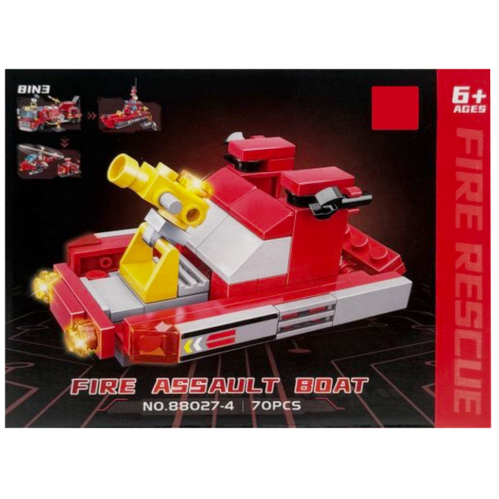 Дитячий конструктор "Fire Rescue" 88027-4, 70 деталей Дитячий конструктор "Fire Rescue" 88027-4, 70 деталей