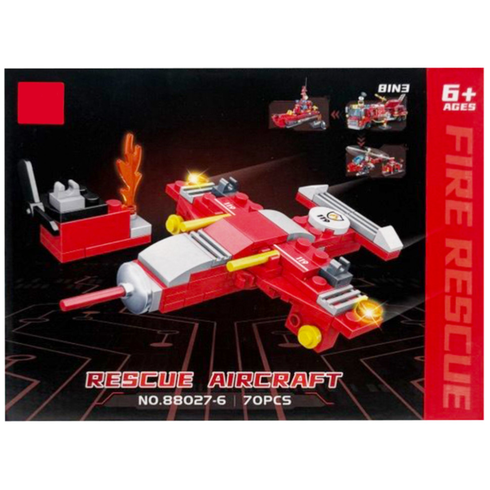 Дитячий конструктор "Fire Rescue" 88027-6, 70 деталей Дитячий конструктор "Fire Rescue" 88027-6, 70 деталей