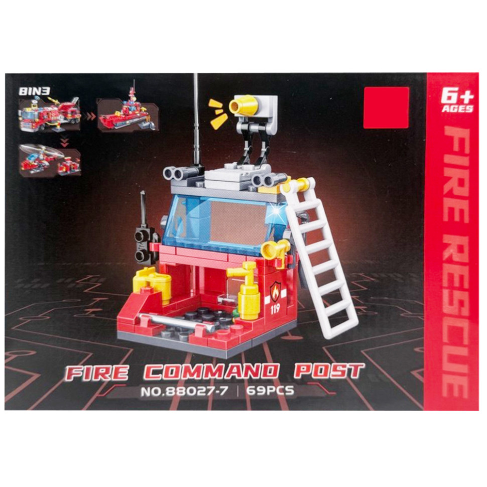 Дитячий конструктор "Fire Rescue" 88027-7, 69 деталей Дитячий конструктор "Fire Rescue" 88027-7, 69 деталей