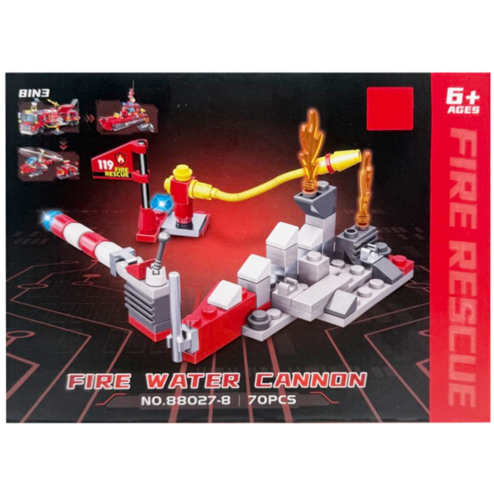 Дитячий конструктор "Fire Rescue" 88027-8, 70 деталей Дитячий конструктор "Fire Rescue" 88027-8, 70 деталей