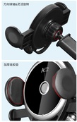 Автодержатель для телефона зажим "XP218" телескоп ножка Black. Изображение №3
