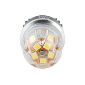Світлодіод 12/24V P27(3156) Білий P27W 15x2835SMD 330Lm 6000K "Brevia" CANbus №10238 (2шт). Зображення №2