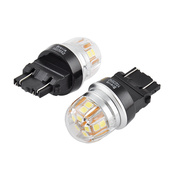 Світлодіод 12/24V P27/7(3157) Білий P27/7W 6x2835SMD 330Lm 6000K "Brevia" CANbus №10239 (2шт). Зображення №3