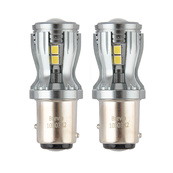 Світлодіод 12/24V T25/5 Білий W21/5W 14x2835SMD 350Lm 6000K "Brevia" CANbus №10303 (2шт). Зображення №2