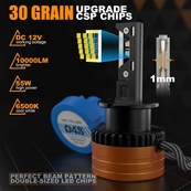 Лампа LED D4S-D30 110W 12000Lm 3570-chip DC12V 6000K IP68 +200% ярче. Изображение №3 Лампа LED D4S-D30 110W 12000Lm 3570-chip DC12V 6000K IP68 +200% ярче. Изображение №3