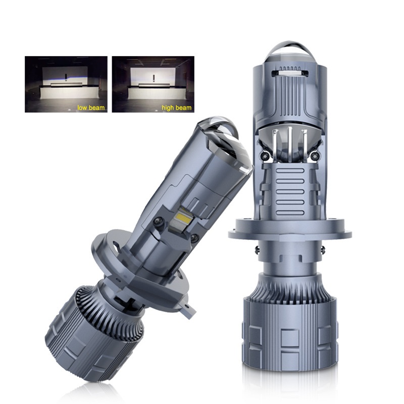 Лампа LED Мини Линзы H4 D25мм 70/100w 8000/11000Lm 6500K 3570+1860*2 Chip Matrix 12V "M01M" Лампа LED Мини Линзы H4 D25мм 70/100w 8000/11000Lm 6500K 3570+1860*2 Chip Matrix 12V "M01M"
