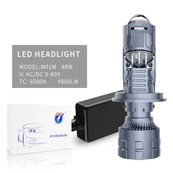 Лампа LED Мини Линзы H4 D25мм 70/100w 8000/11000Lm 6500K 3570+1860*2 Chip Matrix 12V "M01M". Изображение №4 Лампа LED Мини Линзы H4 D25мм 70/100w 8000/11000Lm 6500K 3570+1860*2 Chip Matrix 12V "M01M". Изображение №4