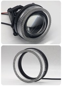 LED-маска с ангельскими глазками 3"/12v/6000k/White/R5-О (2шт.) 5D-R5 round. Изображение №3