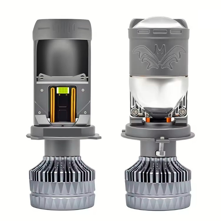 Лампа LED Мини Линзы H4 D35мм 160/170w 17000/18000Lm 6000K 3570 Chip 12V "F60" Лампа LED Мини Линзы H4 D35мм 160/170w 17000/18000Lm 6000K 3570 Chip 12V "F60"