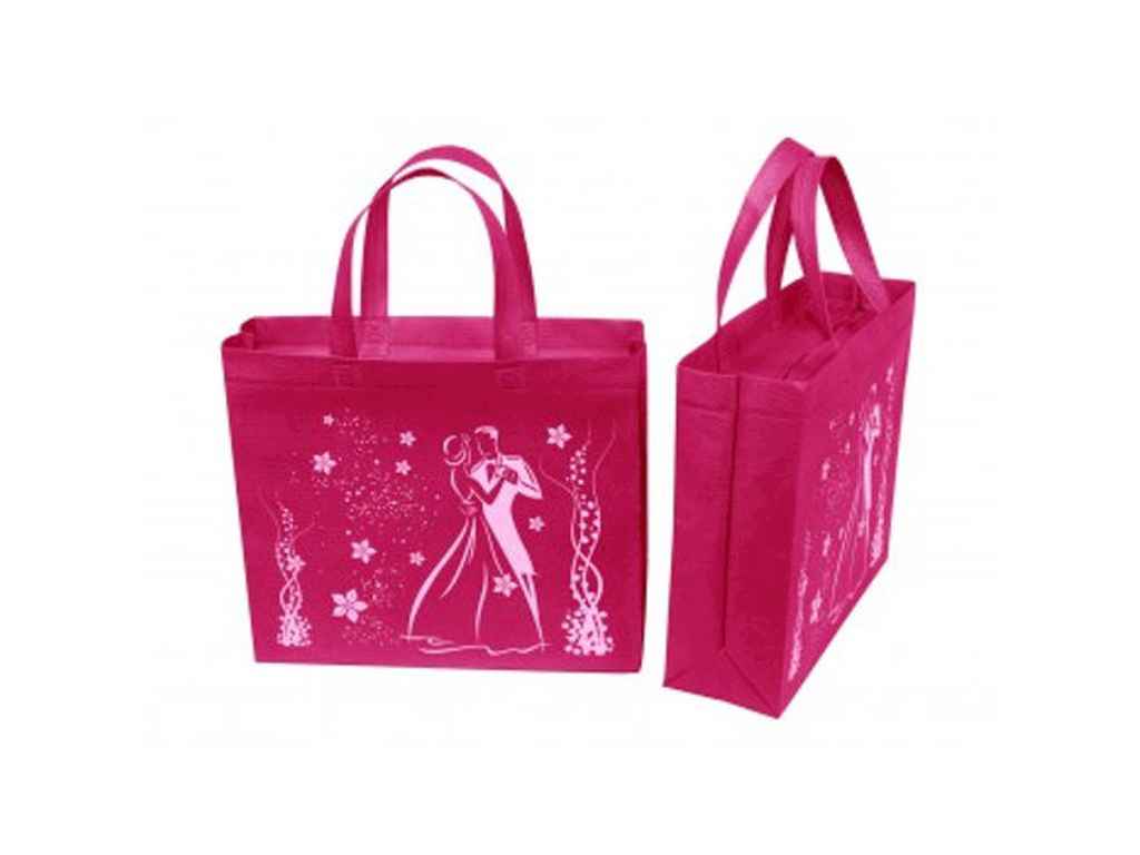 Еко сумка бокс з друком Вальс рожевий із замком 320x270x100 до 500мм ТМ ЕCOBAG Еко сумка бокс з друком Вальс рожевий із замком 320x270x100 до 500мм ТМ ЕCOBAG