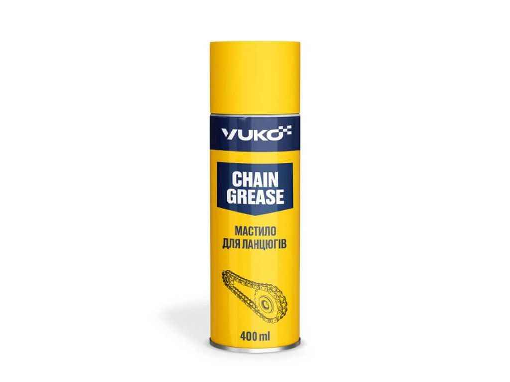 Масло для ланцюгів 400мл Chain Grease балон жерсть ТМVUKO Масло для ланцюгів 400мл Chain Grease балон жерсть ТМVUKO