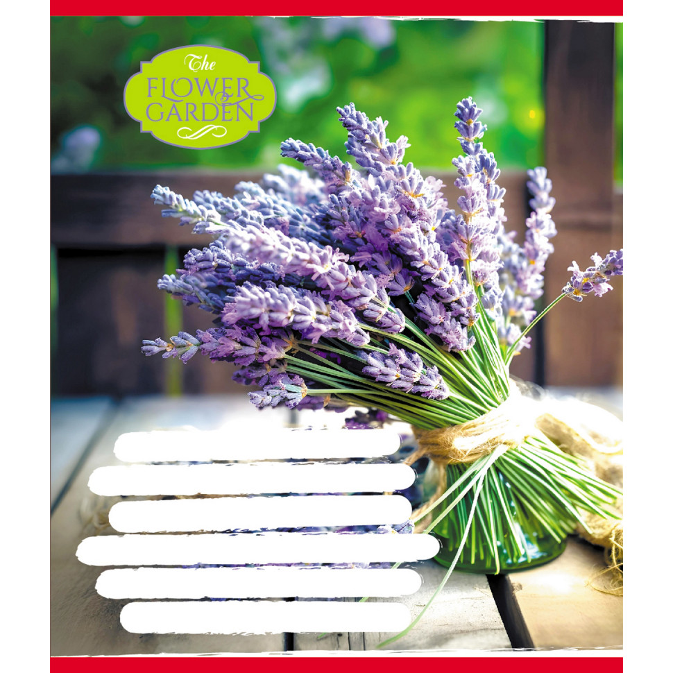 Зошит для школярів "The Flower Garden" 024-590552K-1 у клітинку, 24 аркуші Зошит для школярів "The Flower Garden" 024-590552K-1 у клітинку, 24 аркуші