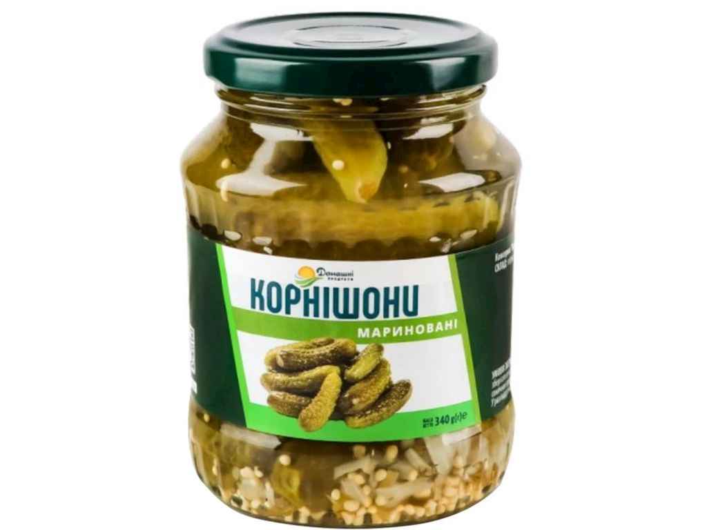 Корнішони мариновані 680г (6-9см) 720мл ТМДОМАШНІ ПРОДУКТИ Корнішони мариновані 680г (6-9см) 720мл ТМДОМАШНІ ПРОДУКТИ
