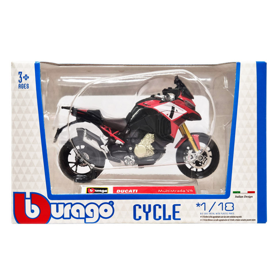 Дитяча модель Мотоцикла "DUCATI Multistrada V4" Bburago 18-51030-21 1:18 Дитяча модель Мотоцикла "DUCATI Multistrada V4" Bburago 18-51030-21 1:18
