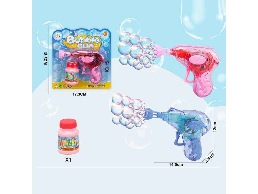 Водний пістолет мікс Bubble Gun механічний принцип роботи ТМ КИТАЙ Водний пістолет мікс Bubble Gun механічний принцип роботи ТМ КИТАЙ