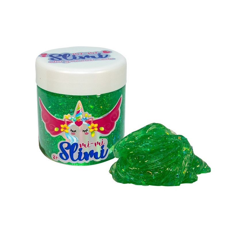 Дитячий слайм Mi-mi Slimi 71817 (Green) з фольгою 150 г Дитячий слайм Mi-mi Slimi 71817 (Green) з фольгою 150 г