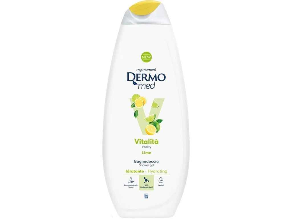 Гель для душа 750мл Lime Vitalita ТМ DERMOMED Гель для душа 750мл Lime Vitalita ТМ DERMOMED