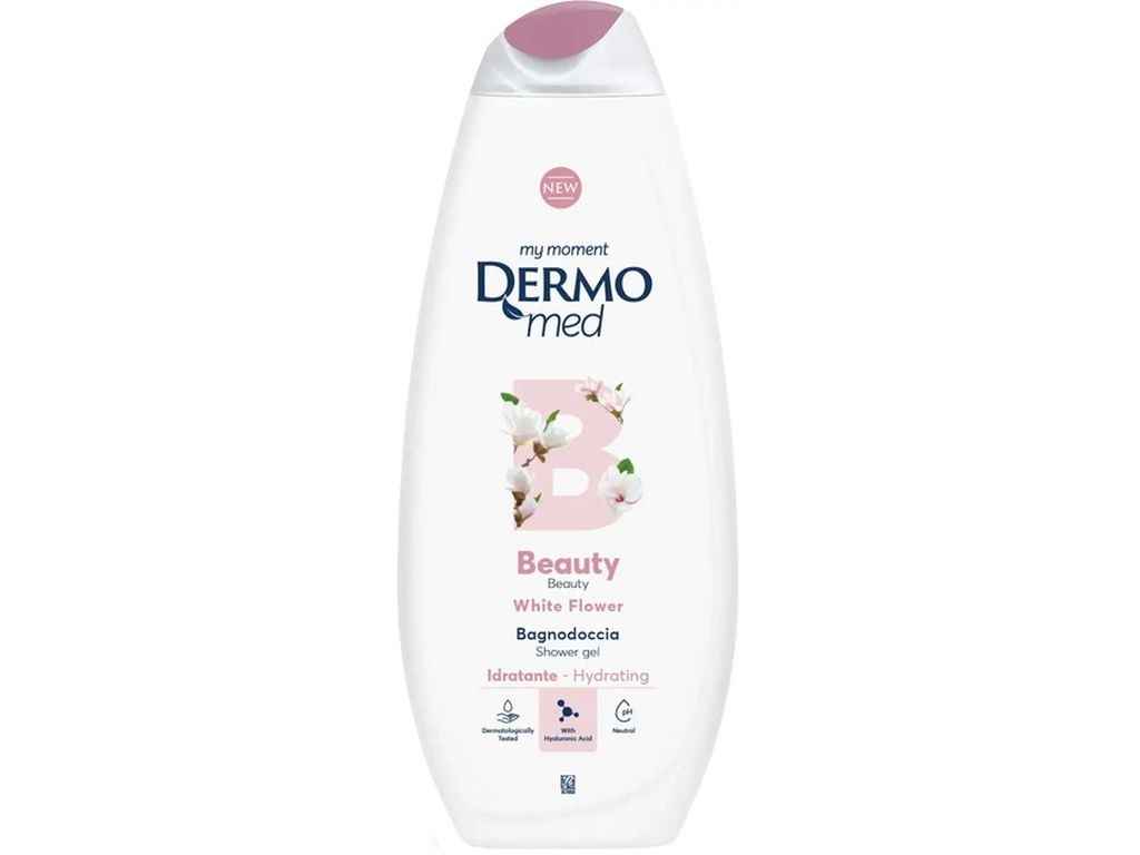 Гель для душа 750мл White Flower Beauty ТМ DERMOMED Гель для душа 750мл White Flower Beauty ТМ DERMOMED