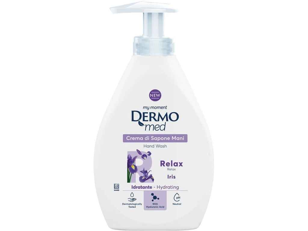 Крем-мыло жидкое 600мл Iris relax ТМ DERMOMED Крем-мыло жидкое 600мл Iris relax ТМ DERMOMED