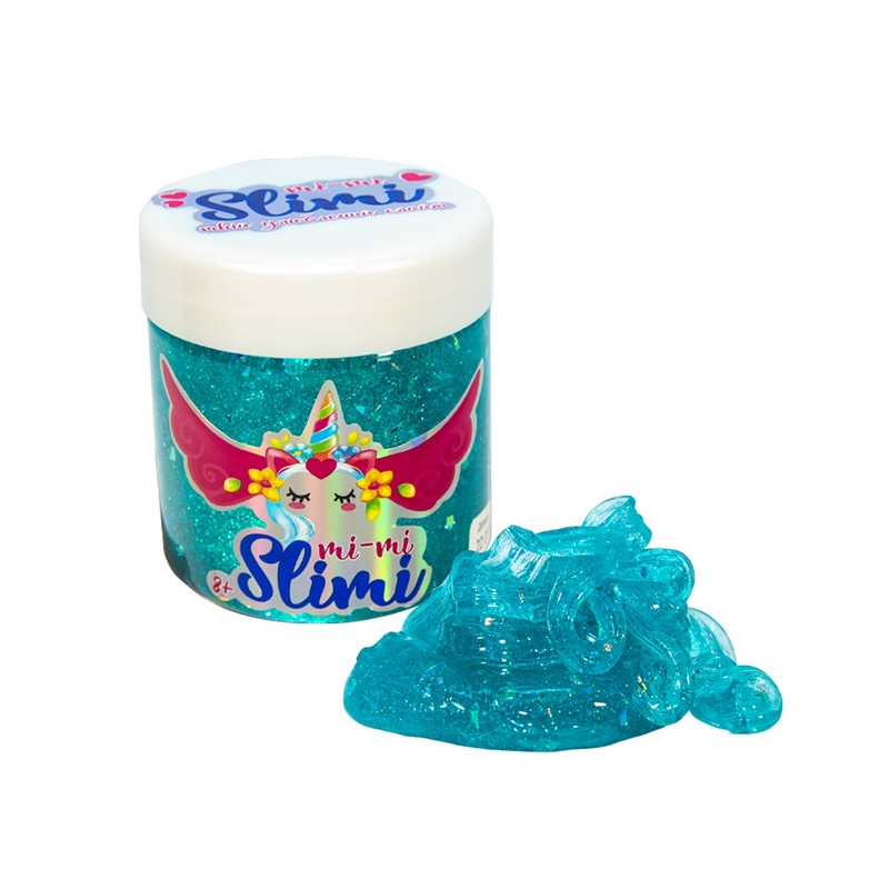 Детский слайм Mi-mi Slimi 71817(Blue) с фольгой 150 г Детский слайм Mi-mi Slimi 71817(Blue) с фольгой 150 г