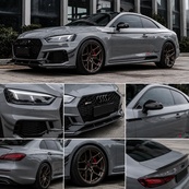 Плівка вінілова ПВХ Нардо-сірий, Nardo Gray Audi 1,52м*16м. Зображення №2