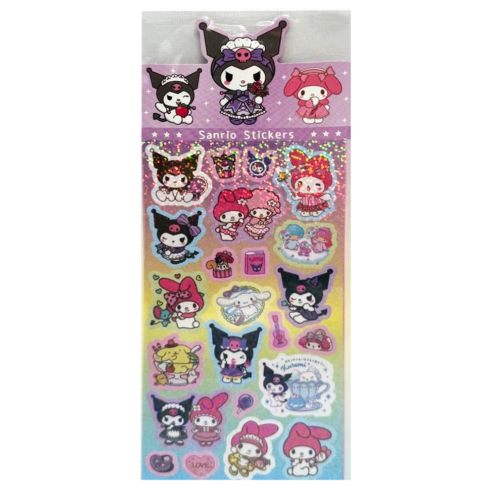 Декоративные наклейки "Sanrio Stickers" SZ240906-2 с блестками Декоративные наклейки "Sanrio Stickers" SZ240906-2 с блестками