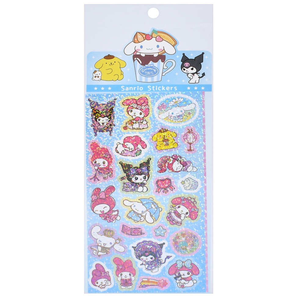 Декоративные наклейки "Sanrio Stickers" SZ240906-5 с блёстками Декоративные наклейки "Sanrio Stickers" SZ240906-5 с блёстками