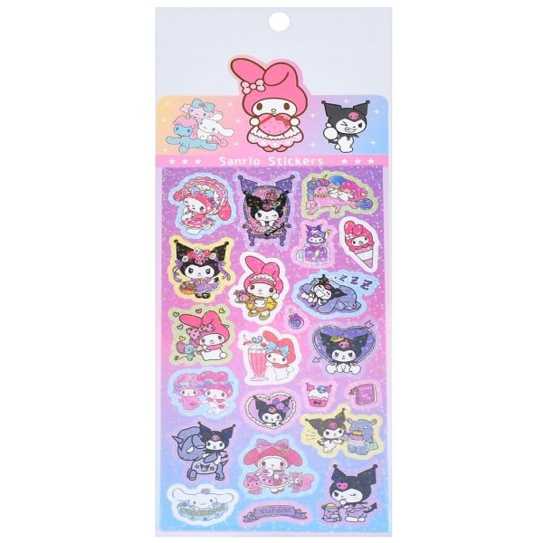 Декоративные наклейки "Sanrio Stickers" SZ240906-10 с блёстками Декоративные наклейки "Sanrio Stickers" SZ240906-10 с блёстками