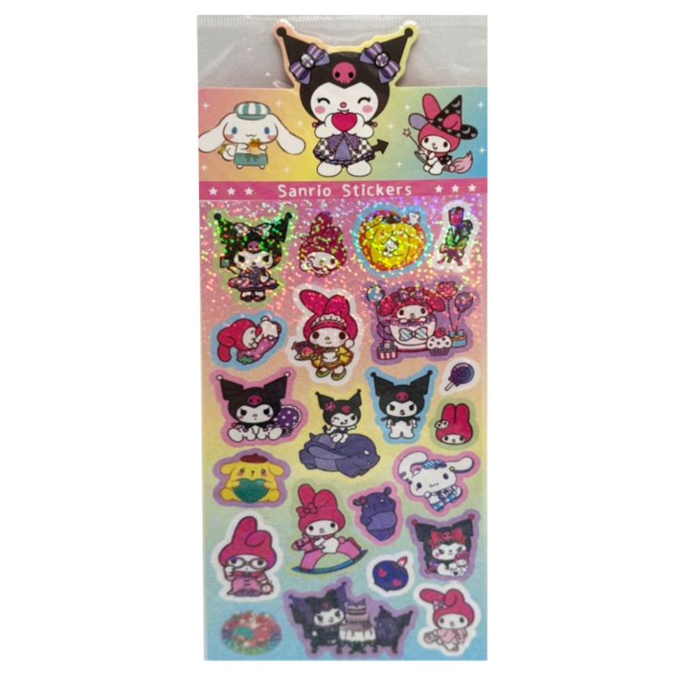 Декоративные наклейки "Sanrio Stickers" SZ240906-16 с блестками Декоративные наклейки "Sanrio Stickers" SZ240906-16 с блестками