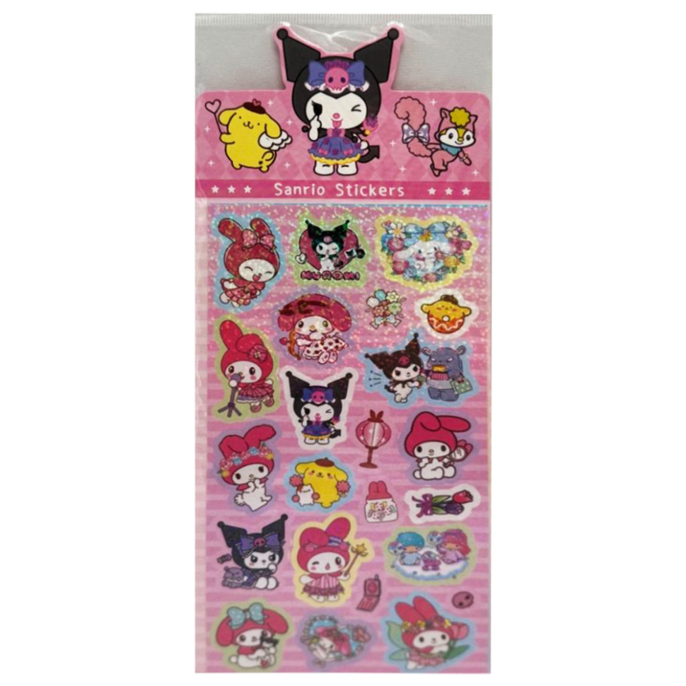 Декоративные наклейки "Sanrio Stickers" SZ240906-17 с блестками Декоративные наклейки "Sanrio Stickers" SZ240906-17 с блестками