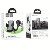 Автомобильный держатель для телефона зажим "HOCO" H27 Black-gray. Изображение №2