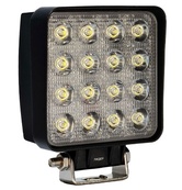 Фара-LED Квадрат 48W 110*110*72mm (3W*16) 10-30V Дальний/Spot (29-48W) (1шт) 2574. Изображение №3
