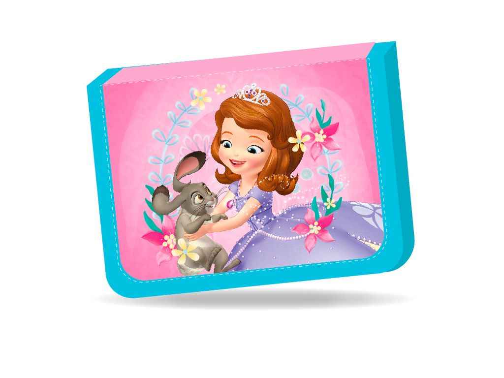 Пенал тканинний, 1 відділ. 2 відв. Disney SOFIA 21*13,5*4см 930511 ТМ LEADER Пенал тканинний, 1 відділ. 2 відв. Disney SOFIA 21*13,5*4см 930511 ТМ LEADER