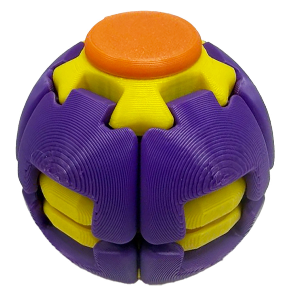 Дитячий антистрес "Spiner-Ball" SPIN-BALL-6(Violet-Yellow) розмір 5,5 см Дитячий антистрес "Spiner-Ball" SPIN-BALL-6(Violet-Yellow) розмір 5,5 см