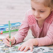 Дитяча розмальовка "Peppa Pig: Прогулянка з родиною" 200184 великий формат 70×16 см. Зображення №5