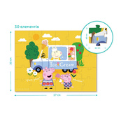 Дитячий пазл "Peppa Pig: Морозиво" 200300, 30 елементів. Зображення №3 Дитячий пазл "Peppa Pig: Морозиво" 200300, 30 елементів. Зображення №3