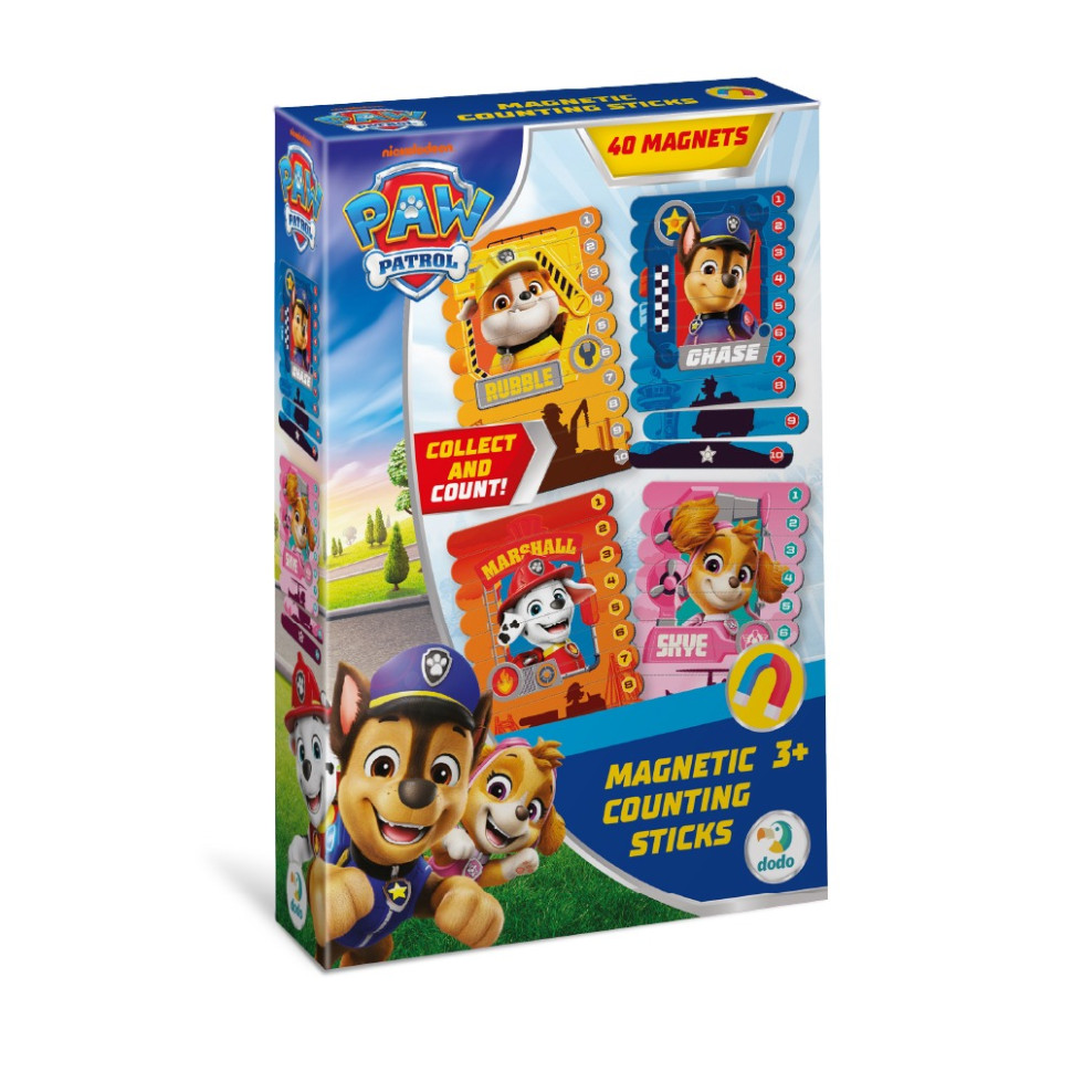 Магнітні палички для рахування "Paw Patrol: Герої-рятувальники" 200652, 40 магнітних елементів Магнітні палички для рахування "Paw Patrol: Герої-рятувальники" 200652, 40 магнітних елементів