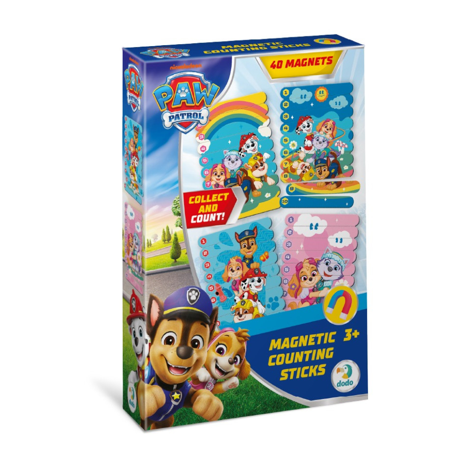 Магнитные палочки для счета "Paw Patrol: Дружба растет" 200653, 40 магнитных элементов Магнитные палочки для счета "Paw Patrol: Дружба растет" 200653, 40 магнитных элементов
