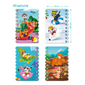 Магнітні палички для рахування "Paw Patrol: Сезони" 200655, 40 магнітних елементів. Зображення №3