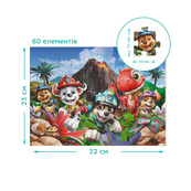 Детский пазл "Paw Patrol: Реви как динозавр" 200800, 60 элементов. Изображение №3