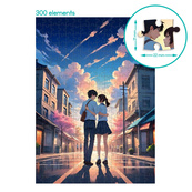Пазл "Аниме: Теплые объятия" 300673, 300 элементов. Изображение №3
