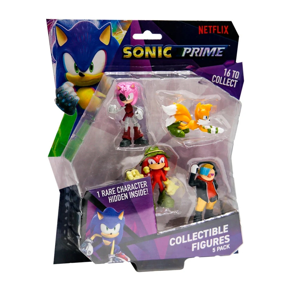 Набор игровых фигурок Приключения Наклза SONIC PRIME SON2040B 5 фигурок, 6,5 см Набор игровых фигурок Приключения Наклза SONIC PRIME SON2040B 5 фигурок, 6,5 см