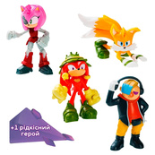 Набор игровых фигурок Приключения Наклза SONIC PRIME SON2040B 5 фигурок, 6,5 см. Изображение №2 Набор игровых фигурок Приключения Наклза SONIC PRIME SON2040B 5 фигурок, 6,5 см. Изображение №2