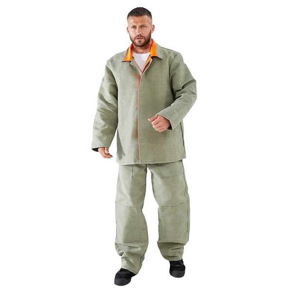 Костюм брезентовий (зварювальника) 44-46/3-4 (пл 480г/м.кв) Костюм брезентовий (зварювальника) 44-46/3-4 (пл 480г/м.кв)