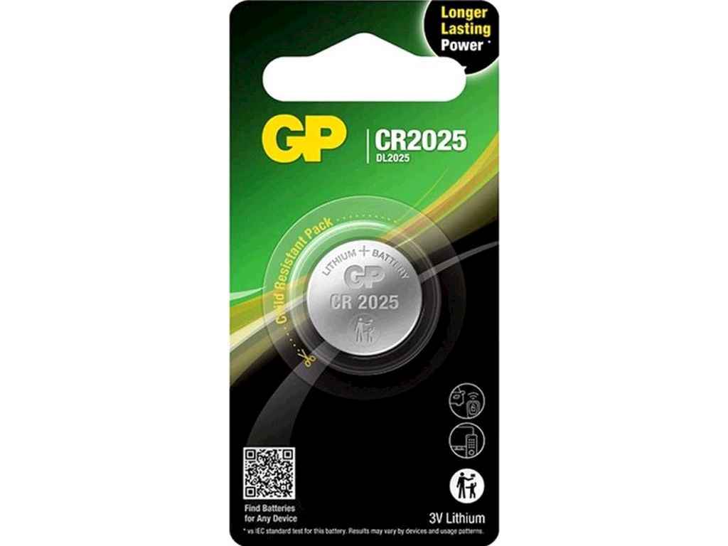 Батарейка литиевая CR2025 Lithium Button Cell 3.0V 1шт (блистер) ТМ GP Батарейка литиевая CR2025 Lithium Button Cell 3.0V 1шт (блистер) ТМ GP