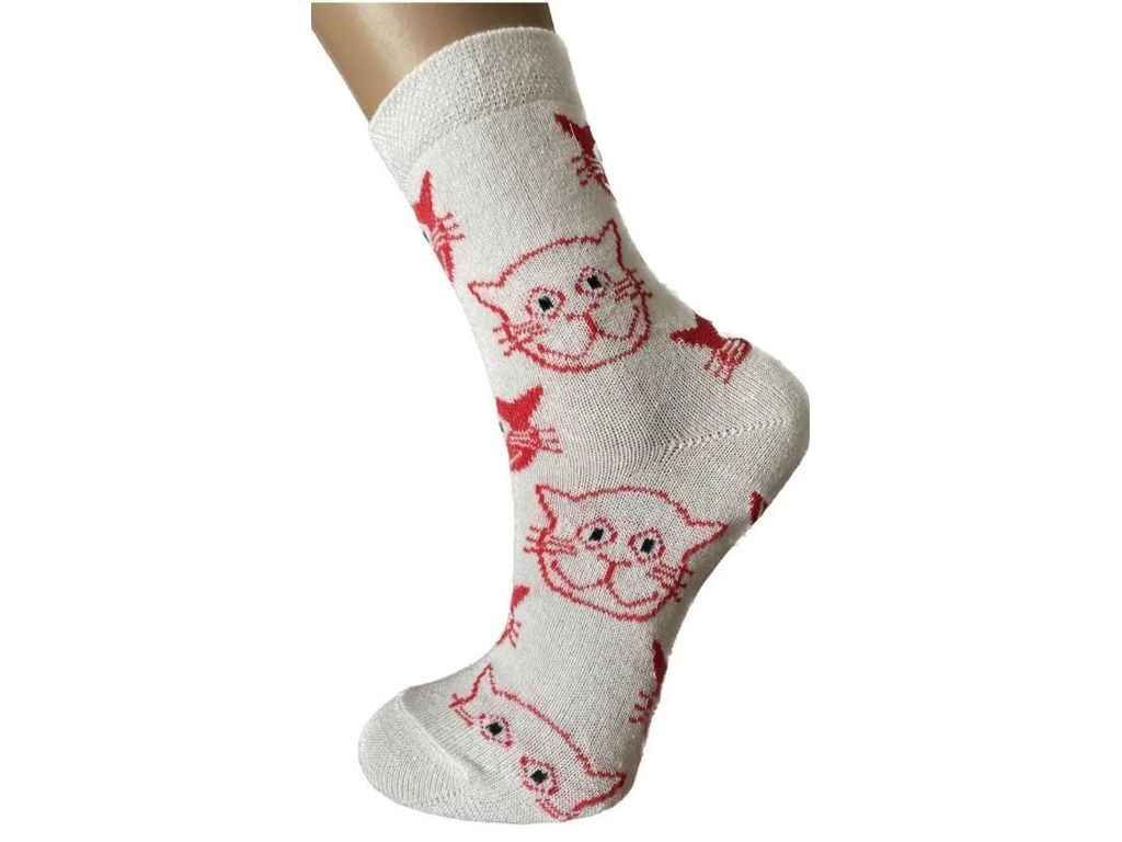 Носки 10пар белый с красным для девочки арт.34103 р.18-20 (20-22) ТМ SMILE KIDS Носки 10пар белый с красным для девочки арт.34103 р.18-20 (20-22) ТМ SMILE KIDS