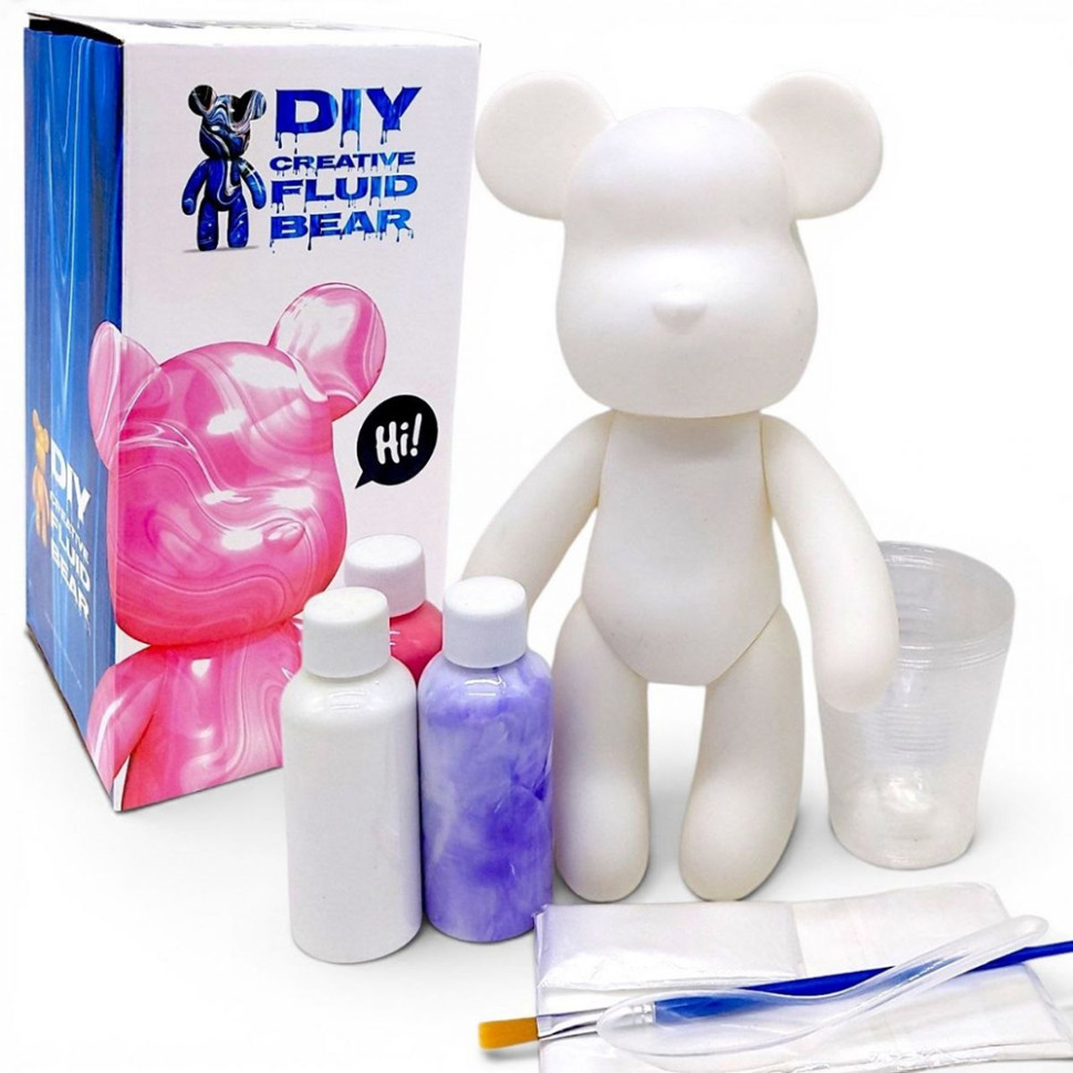 Набор для творчества "Fluid Bear Флюидный медвежонок" FLUID BEAR Набор для творчества "Fluid Bear Флюидный медвежонок" FLUID BEAR